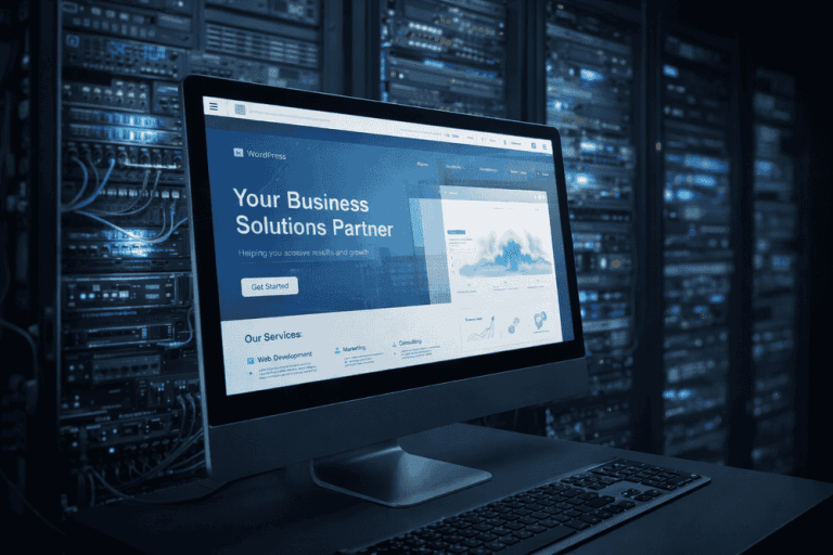 A WordPress website relies on infrastructure, hosting, and maintenance to perform reliably.