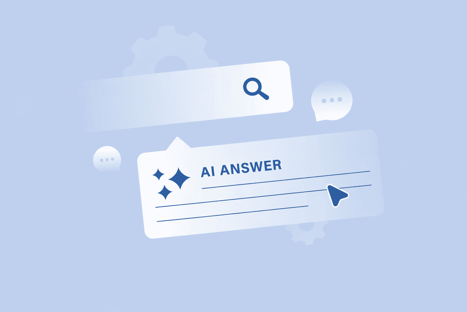 AI-generated answer interface illustrating how LLM optimization supports modern search and AI-driven content selection