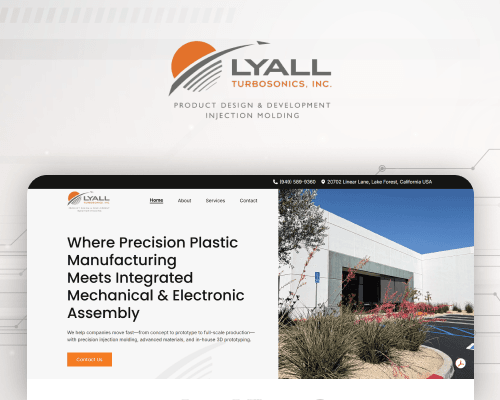 Custom website for plastics manufacturer